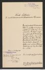 k.k. naturhistorisches Hofmuseum, Intendanzakten 1885-1896 (Hauer), Aktenzahl Z.556/1891, Seite 1